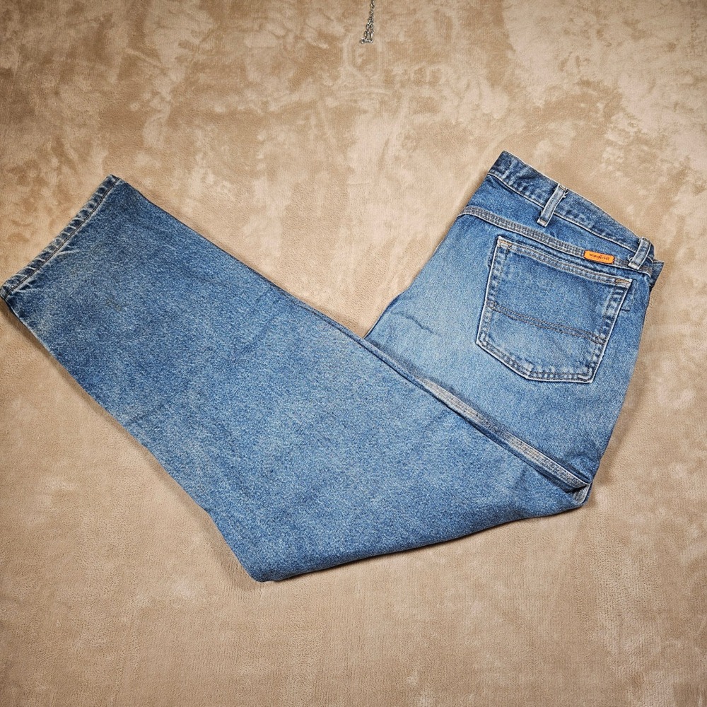 Wrangler Riggs Workwear FR Flame Resistant Jeans Mens 40x32 Blue FR3W050